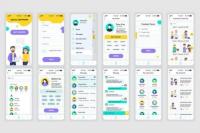 Social Network Mobile App UX and UI Kit 2