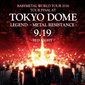 Babymetal - Live at Tokyo Dome Red & Black Night (2017) MP3