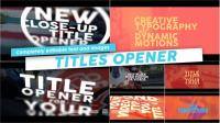 Videohive Titles Opener 16145905 - After Effects Project
