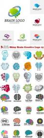 DesignOptimal - Vectors - Shiny Brain Creative Logo 15