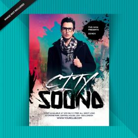 [NulledPremium.com] City night sound party PSD Free Download