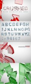 DesignOptimal - Crushed Transparent PNG Font 1837818