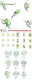 DesignOptimal - Vectors - Green Ecology Logotypes 24