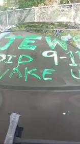 Goyim Defense League - J-ROLLING with 'Jews Did 9-11' Painted On my Car May 31, 2019