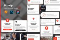 DesignOptimal - Boxaly - Feature Box UI Kit Template