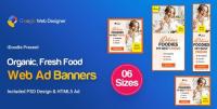 DesignOptimal - CodeCanyon - C54 - Organic, Fresh Food Banners GWD & PSD - 23909297