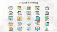 DesignOptimal - MA - SEO And Marketing - Flat Animation Icons 206732