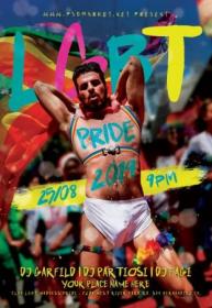 DesignOptimal - LGBT Pride Flyer - PSD TEMPLATE