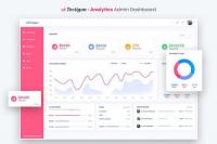 DesignOptimal - Tectigon - Analytics Admin Dashboard UI Kit