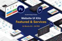 DesignOptimal - Website Featured & Services - 36 Blocks UI Kit