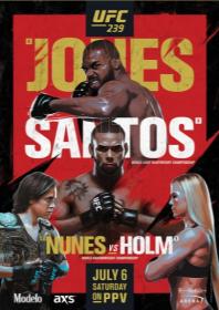UFC 239 PPV Jones Vs Santos Co-Main Event ONLY 1080p WEB-WDTeam
