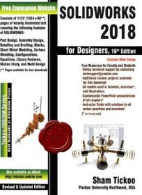 SolidWorks 2018 for Designers, 16th Edition