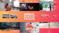 DesignOptimal - Videohive Minimal Broadcast Package 18204222 - After Effects Templates