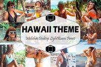 DesignOptimal - Hawaii Mobile & Desktop Lightroom Presets, Summer LR preset - 289050