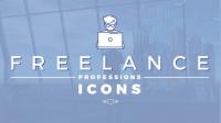 DesignOptimal - Freelance Professions Icons 24255437
