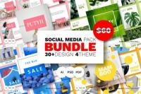 DesignOptimal - Social Media Pack Bundle - Vol. 01 293042