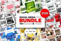 DesignOptimal - Social Media Pack Bundle - Vol. 02 293048