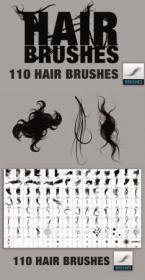 DesignOptimal - Hair Brushes Collection for Photoshop