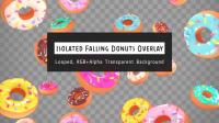 DesignOptimal - Isolated Falling Donuts Overlay 23946319