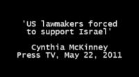 Cynthia McKinney - US Lawmakers FORCED to Support Israel! XviD AVI 720p