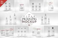 DesignOptimal - 10 Clear Container Packaging Mockups - 3991572