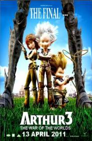 Arthur 3 and the Two Worlds War (2010), DVDR(xvid), NL Subs, DMT