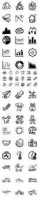 430+  Hand Drawn Detailed Vector Icons Set