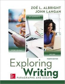 Exploring Writing- Paragraphs and Essays, 4th Edition