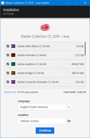 Adobe Master Collection CC 2019 6.0 Pre-Activated - Lava