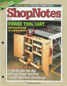 Woodworking Shopnotes 054 - Rollaround Power Tool Cart
