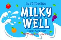 Milkywell - Bounce Sans Serif