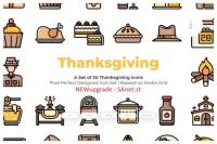 30 Thanksgiving Vector Icons