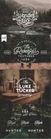 Riverfall Semi Rounded Textured Typeface