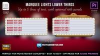 Marquee Lights Titles & Lower Thirds MOGRT for Premiere Pro 24552539