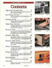 Woodworking Shopnotes Contents Issues 01 To 24