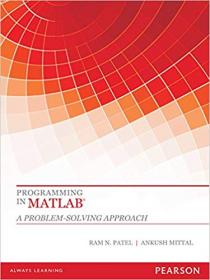 Programming in MATLAB - A problem-solving approach