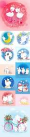 Hand Draw Lovely Cute Watercolor Animal Vector Pack 1