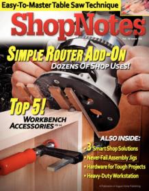 Woodworking Shopnotes 104 - Simple Router Add-On