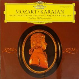 Mozart - Divertimento Kv 334 D-Dur Von Karajan, Berliner Philharmoniker ‎- Vinyl - [1965]