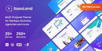 ThemeForest - Saasland v1.9.3 - MultiPurpose WordPress Theme for Startup - 23362980