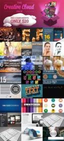 The Creative Cloud Pack - 500+  Fresh Components - Envato $200 Value [Re-Up]