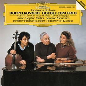 Brahms - Violin & Cello Concerto in A minor,Op  102; Tragic Overture Op 81- Von Karajan, Sophie-Mutter