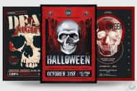 Halloween Flyer Bundle V8 - 4153265