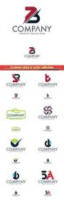 Logo vector template business set # 66