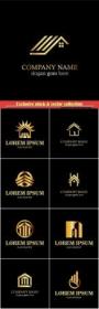 Logo vector template business set # 61