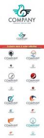 Logo vector template business set # 70