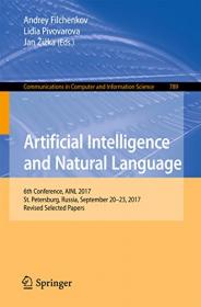 Artificial Intelligence and Natural Language- 6th Conference