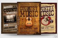 Country Music Flyer Bundle V2 - 24736683 - 4155617