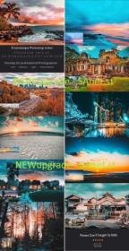 10 Landscape Photoshop Action 24688104