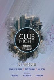 Club Night - Premium flyer psd template